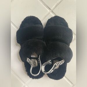 Black Ugg Oh Yeah slipper